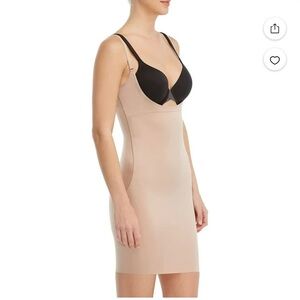 Spanx Women's Smart Grip Slips Open-Bust Full Slip (Beige) size L